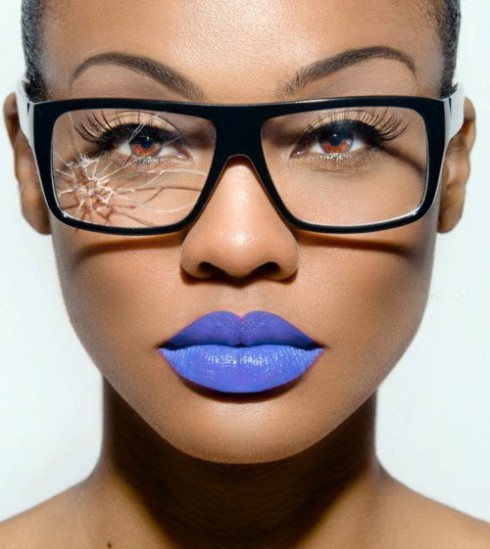 Blue Lipstick!
